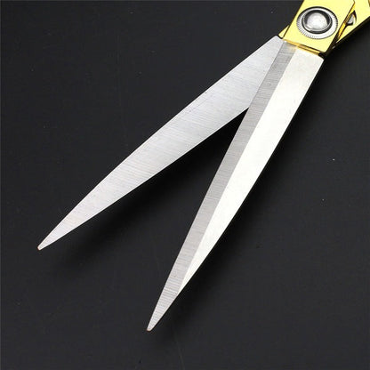 Gold Plated Professional Cloth Cutting Scissor 