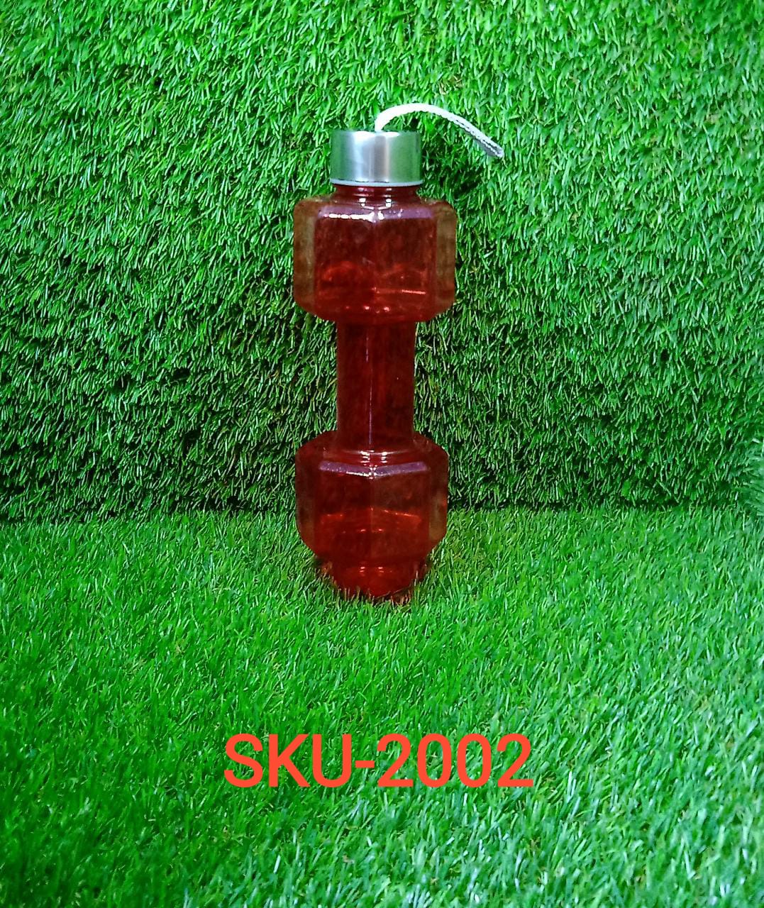 Steel Cap Plastic water Dumbbells Bottle 