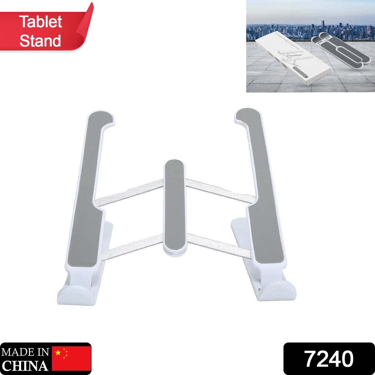 Adjustable Tablet Stand Holder With Built-In Foldable Legs And High Quality Fibre