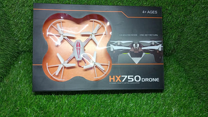 4458 HX-750 Remote Controlled Drone with Unbreakable Blades for Kids (Without Camera)