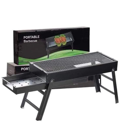 Folding Portable Barbeque BBQ Grill Set for Outdoor and Home