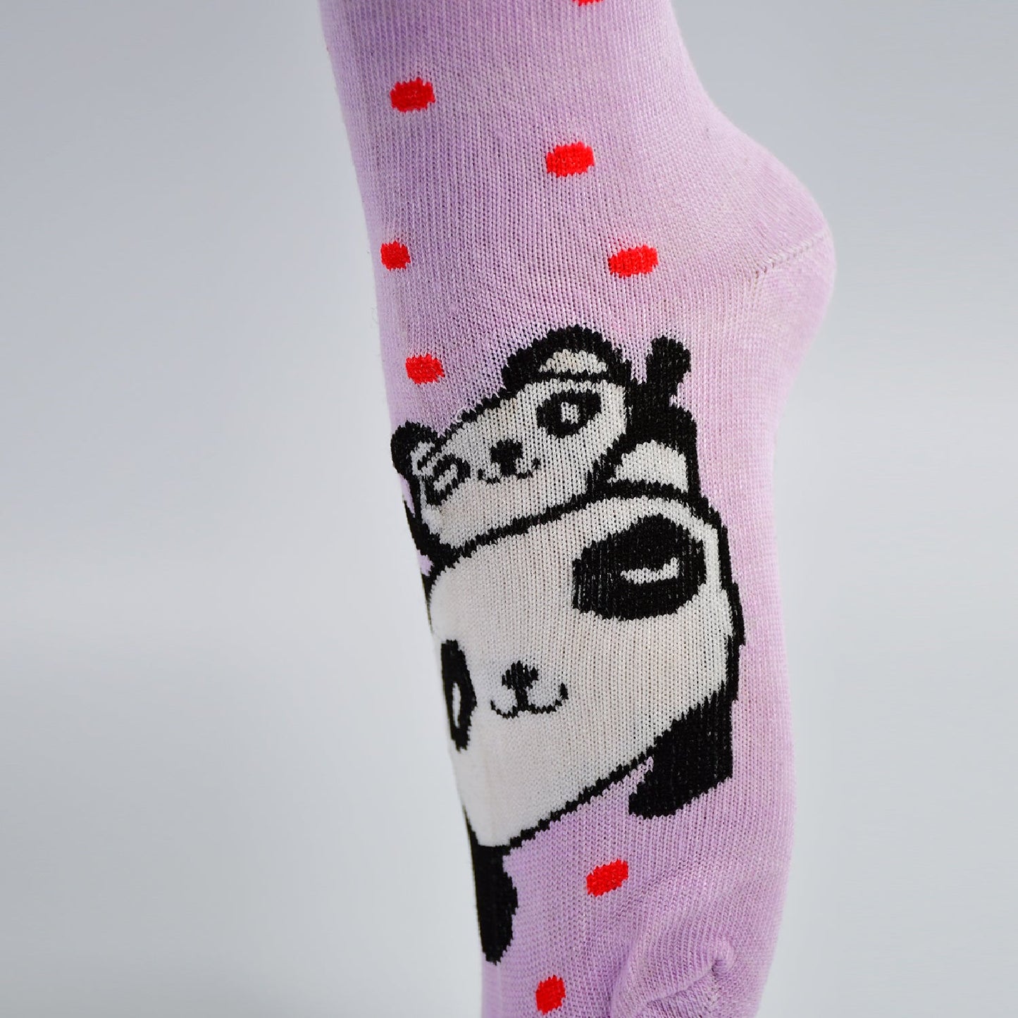 7376 1PAIR PANDA DESIGN SOCKS FOR WOMEN