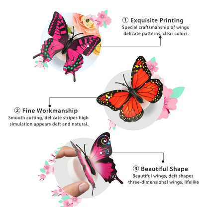6235 The Butterfly 3D Night Lamp Comes with 3D Illusion Design Suitable for Drawing Room, Lobby.