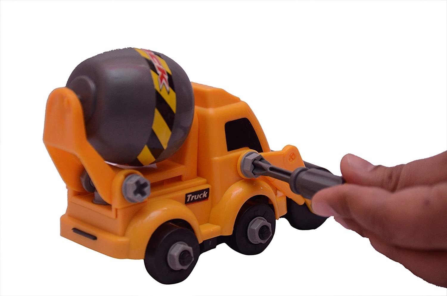 Engineering vehicles Nut Assembly Vehicle Toy, DIY Nut Assembly Vehicle Model Toy Highly Simulation Children Kids Car Model Toy Set (2 Pc Set)