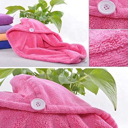 Quick Turban Hair-Drying Absorbent Microfiber Towel/Dry Shower Caps