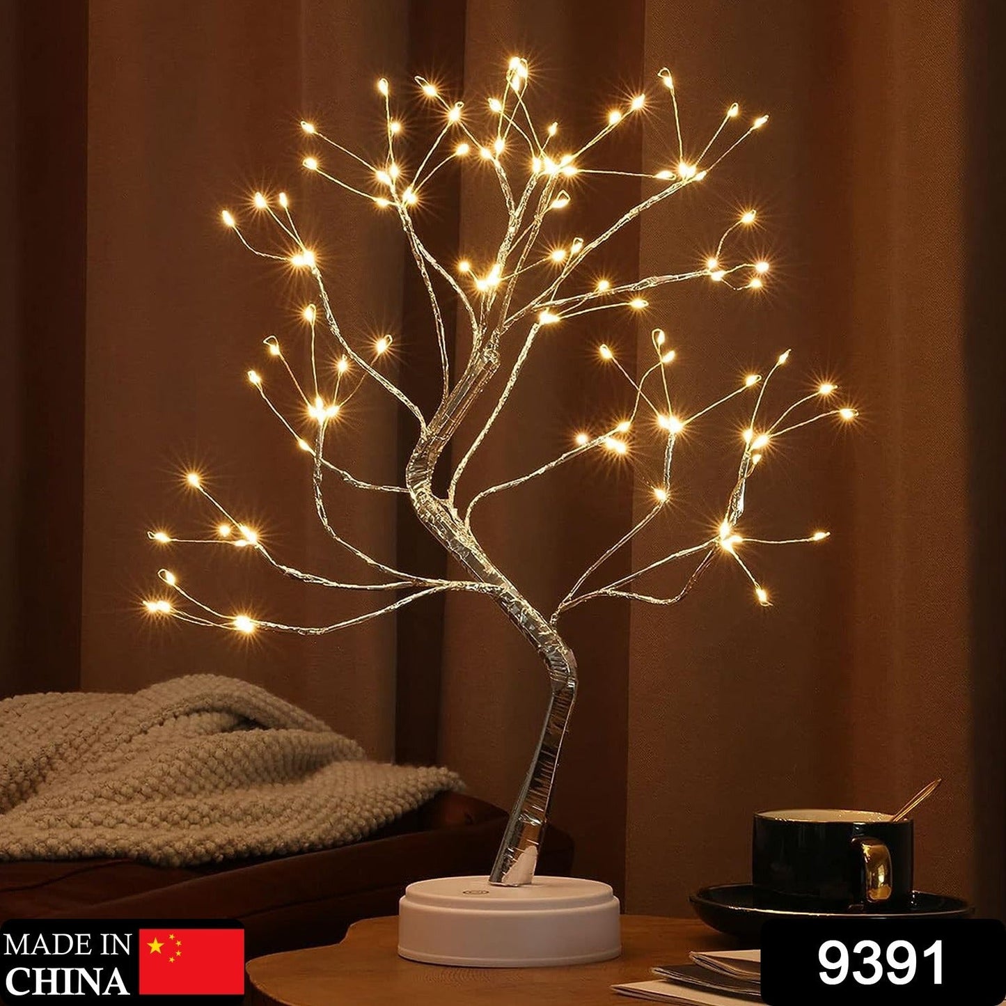 LED Birch Tree Lights Artificial Tabletop Fairy Tree Lamp Eight Lighting Modes USB or Battery Operated with Timer Decor for Bedroom Living Room Wedding Christmas Easter