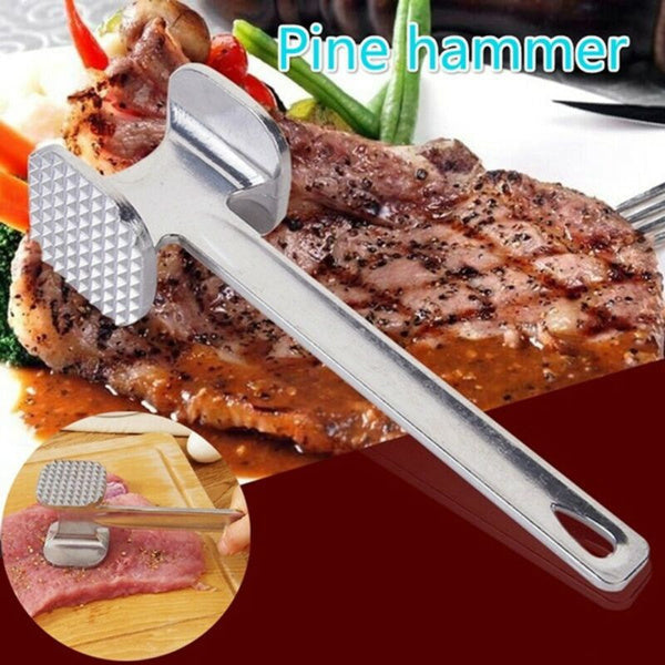 Professional Two Sided Beef / Meat Hammer Tenderizer