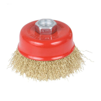 Wire Wheel Cup Brush (Gold)