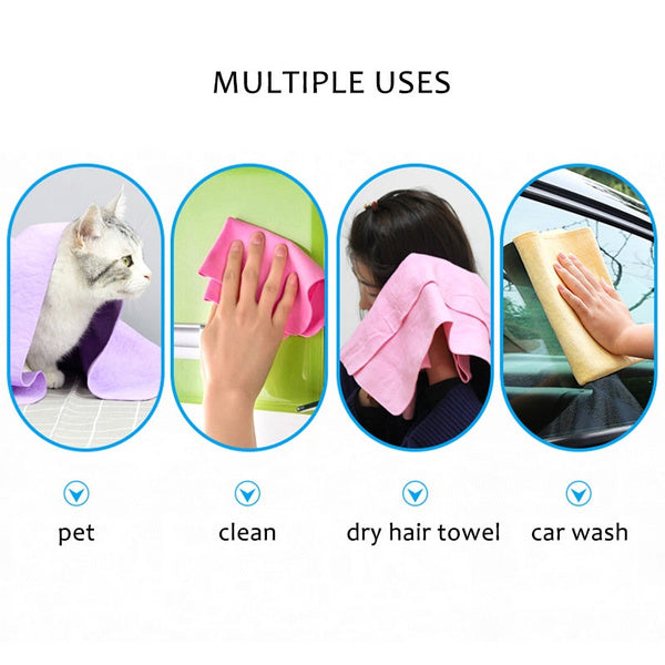 Magic Towel Reusable Absorbent Water for Kitchen Cleaning Car Cleaning