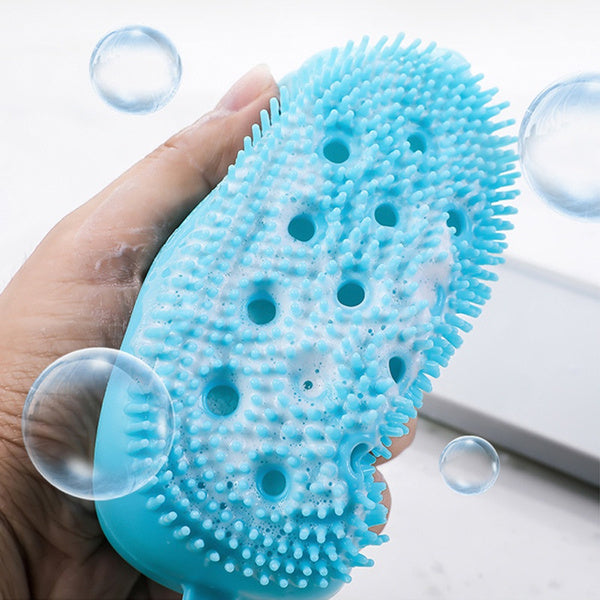 Silicone Bubble Bath SPA Super Soft Body Scrubbing Brush