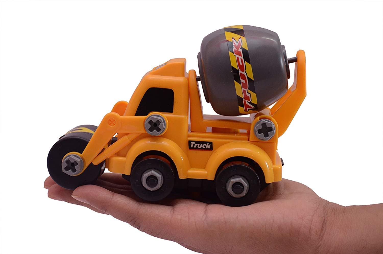 Engineering vehicles Nut Assembly Vehicle Toy, DIY Nut Assembly Vehicle Model Toy Highly Simulation Children Kids Car Model Toy Set (2 Pc Set)