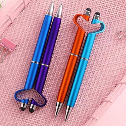 3-in-1 Ballpoint Function Stylus Pen with Mobile Stand