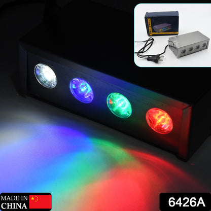 Mini Laser Projector Low Par Light 4 LED RGBW Stage Lighting Laser Light, Special Effects, Party Light