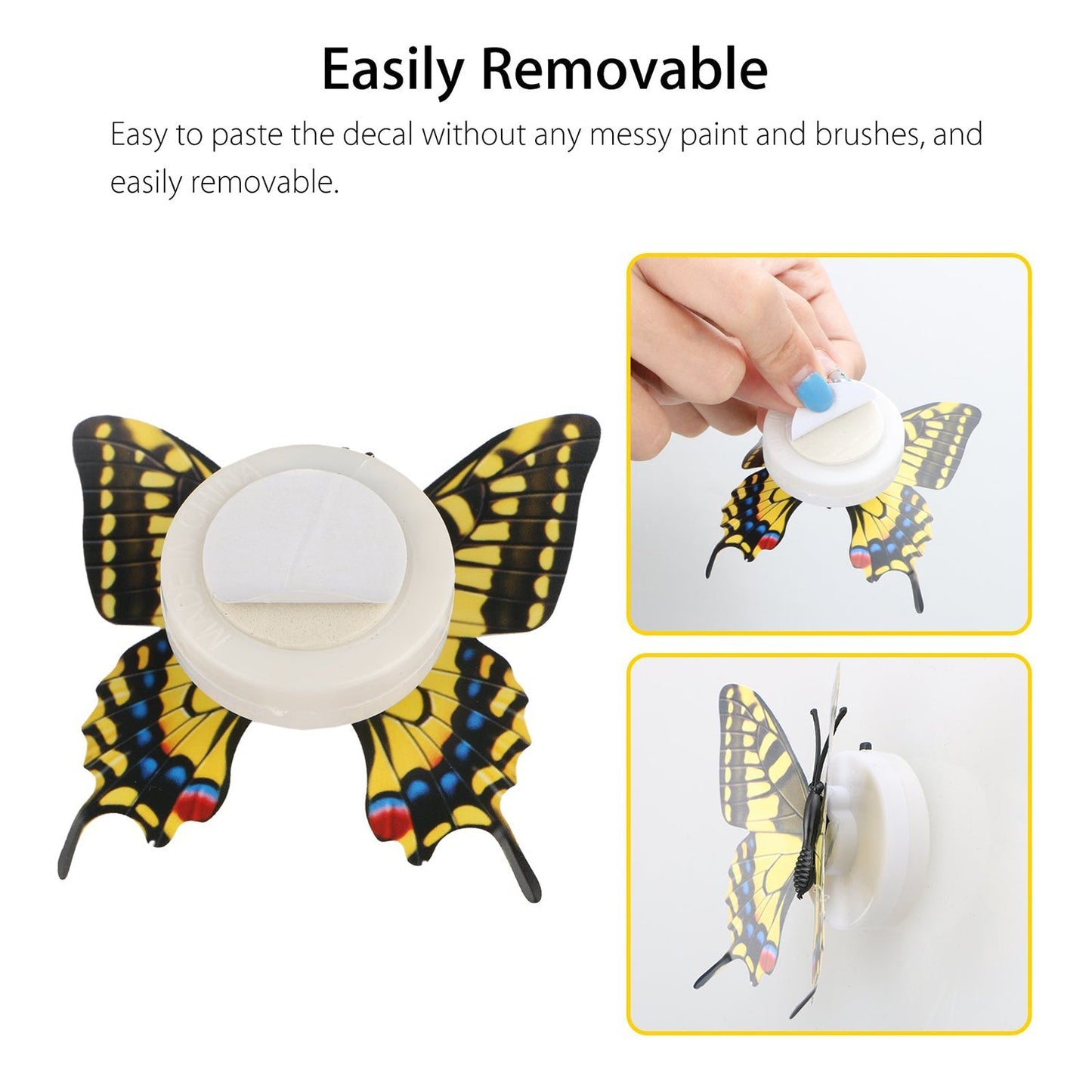 6235 The Butterfly 3D Night Lamp Comes with 3D Illusion Design Suitable for Drawing Room, Lobby.