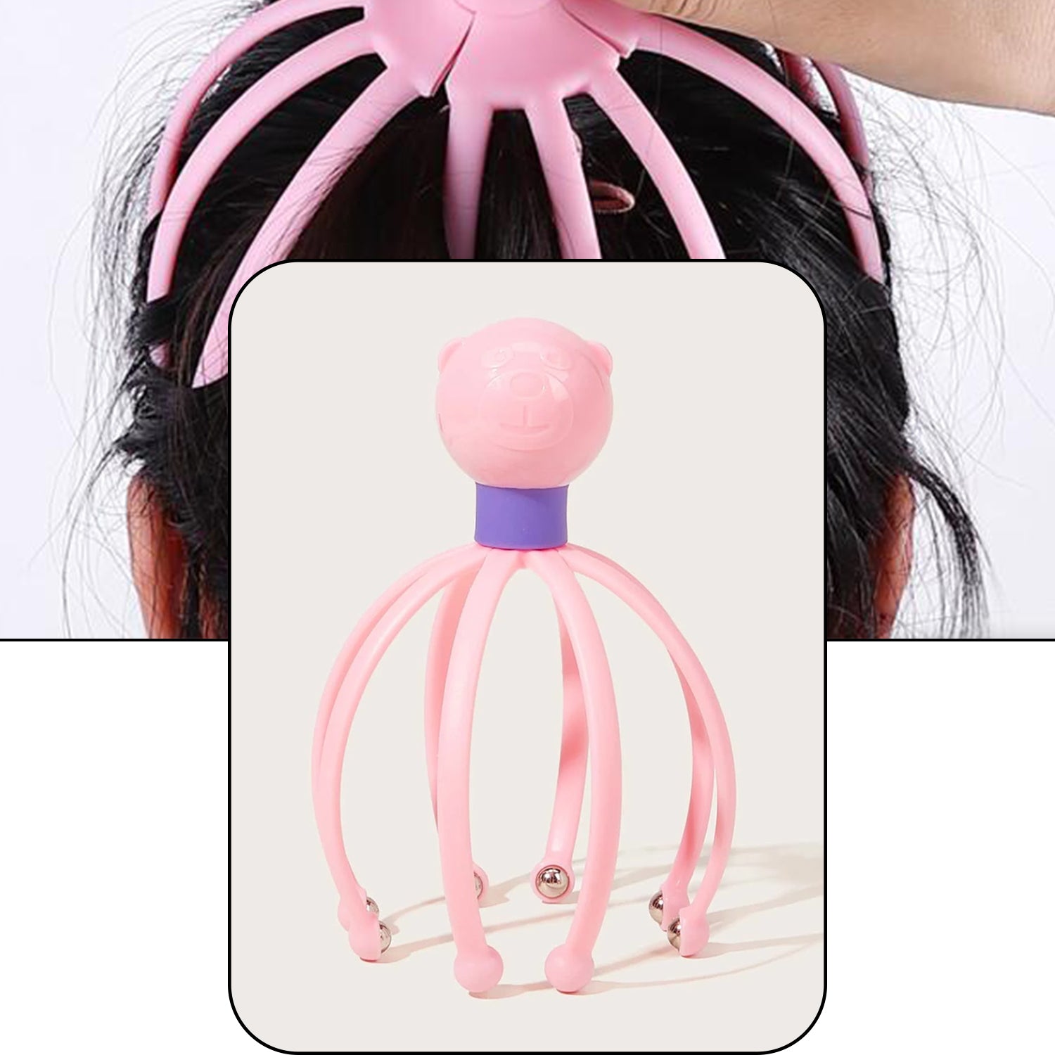 6098 Octopus Stress Relief Therapeutic Scalp Massager