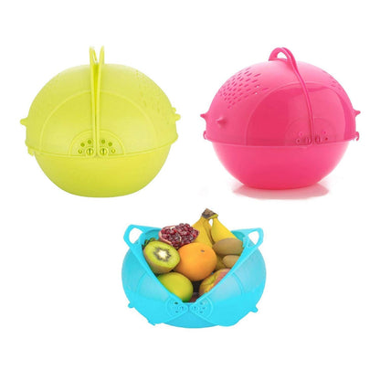 8111 Ganesh Fruit and vegetable basket Plastic Fruit & Vegetable Basket