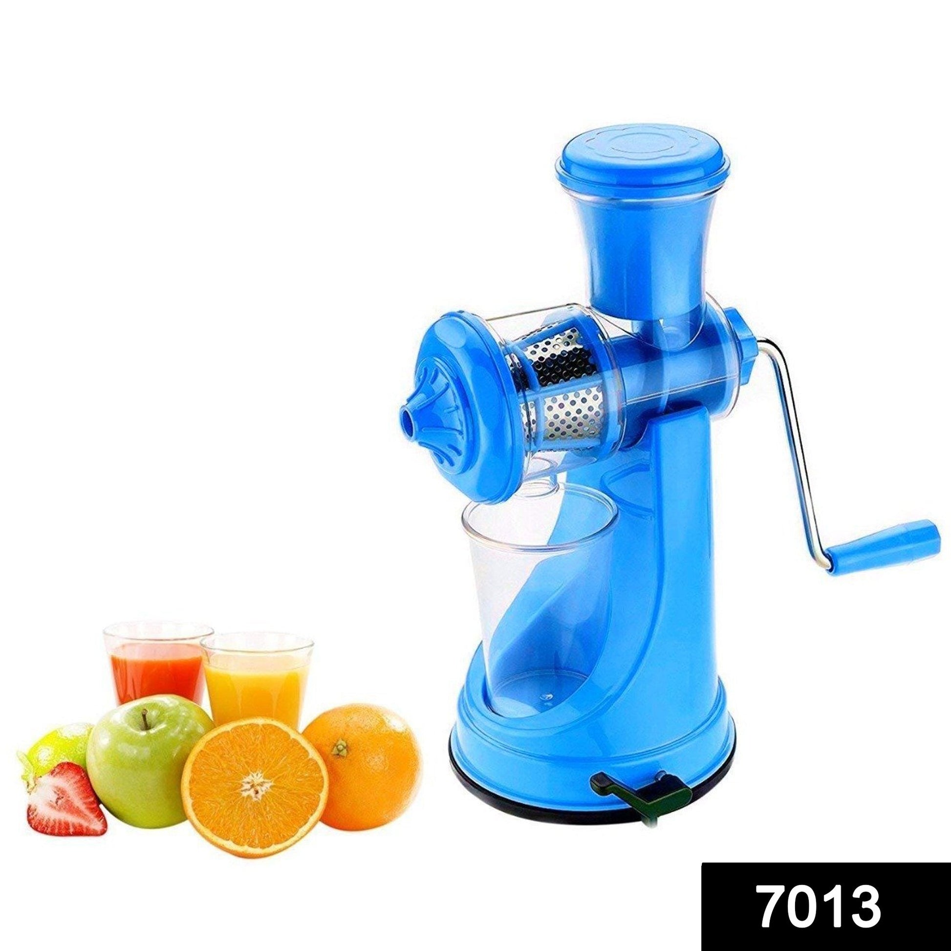 Manual Fruit Vegetable Juicer with Strainer (Multicolour)