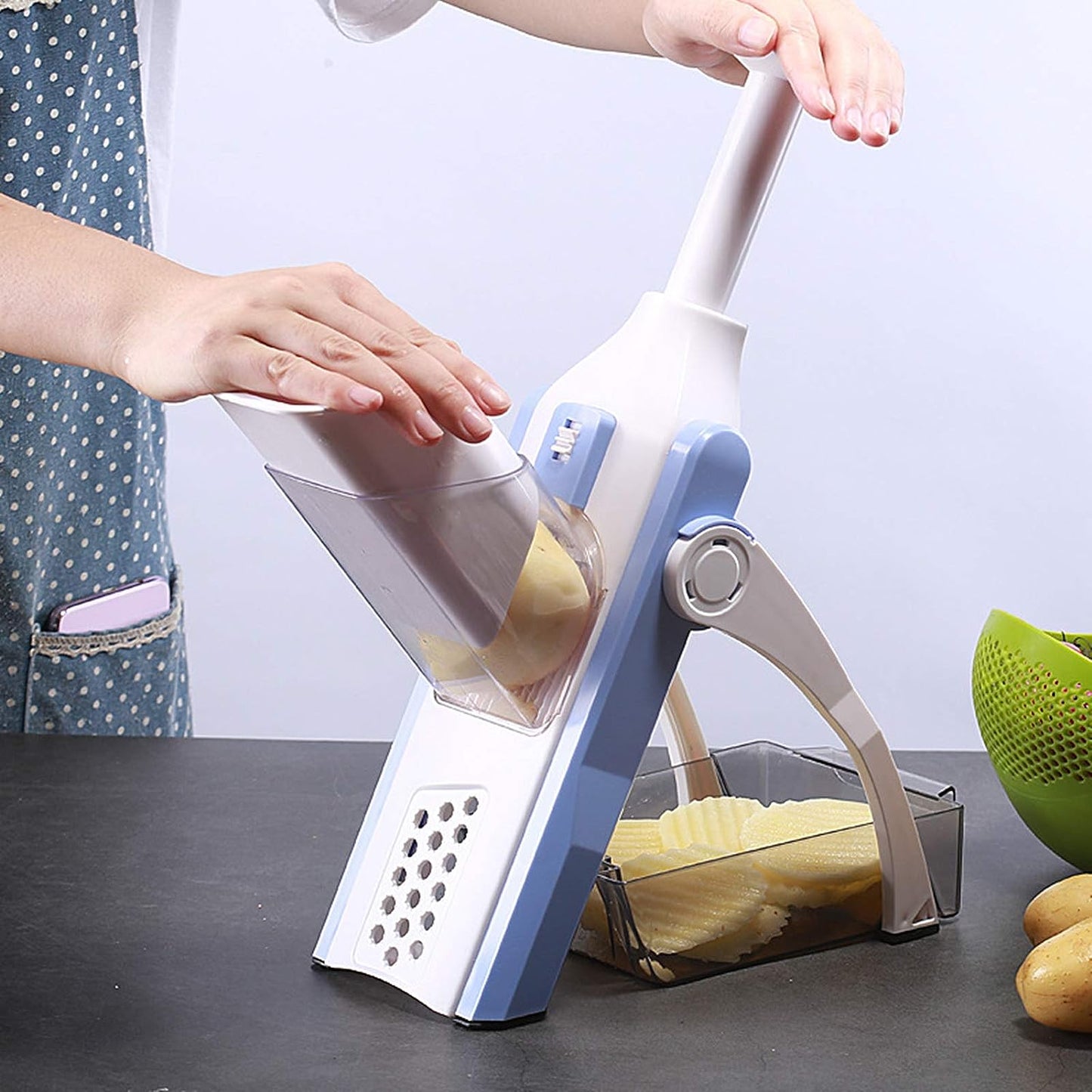 Multi Functional Time Saving Adjustable Hand Press Vegetables Chopper