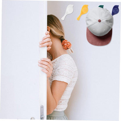 Bird Hook Self Adhesive Hooks Wall Mounted Hook Shower Towel Hook Hat Hooks Rack Coat Hook Door Back Hook Adhesive Hooks For Wall Novelty Wall Hook (4 Pc Set)