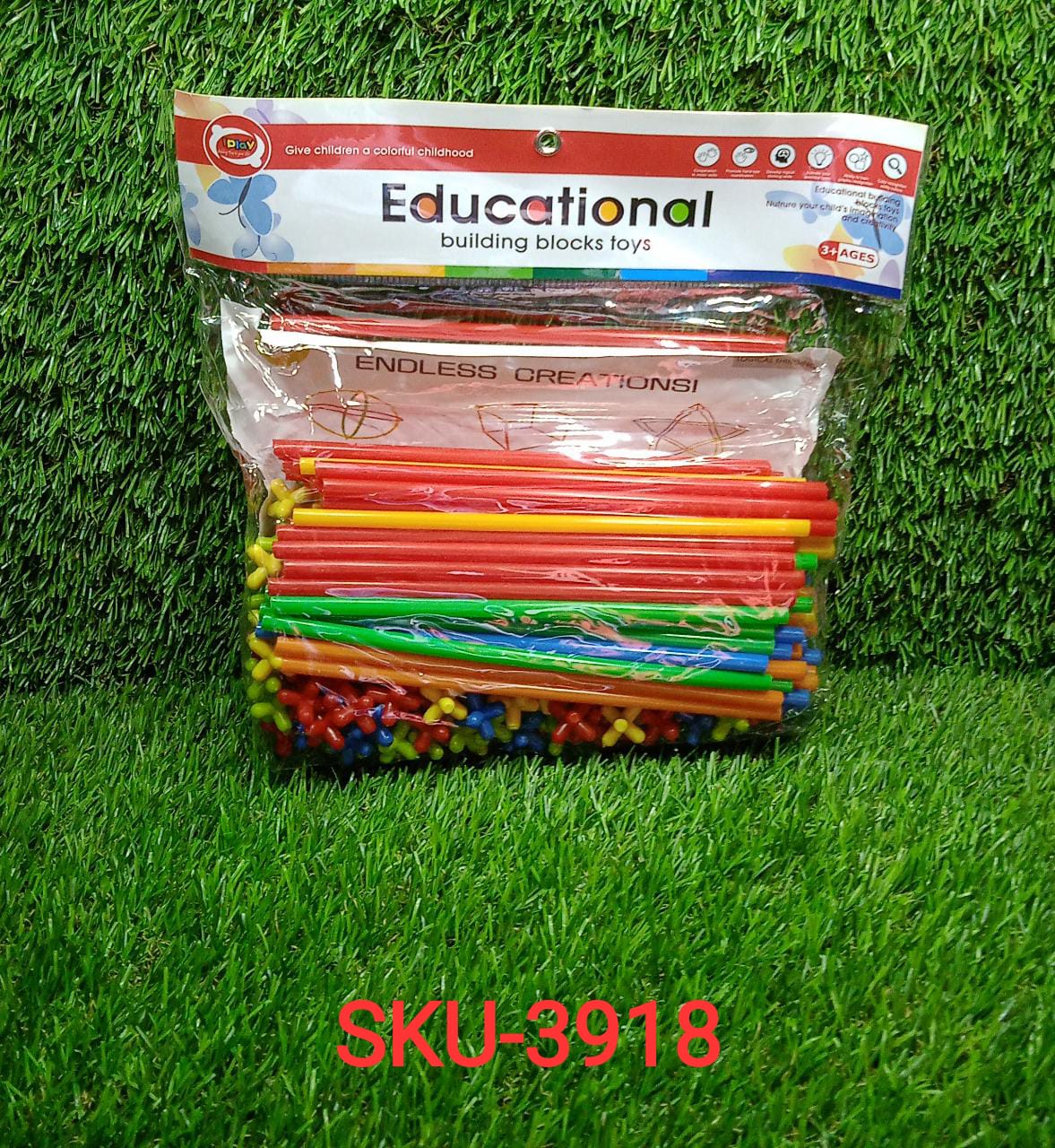 3918 200 Pc 4 D Block Toy used in all kinds of household and official places specially for kids and children for their playing and enjoying purposes.