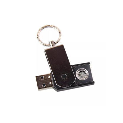 7637 USB Mini Portable Lighters With Thin Metal Creative