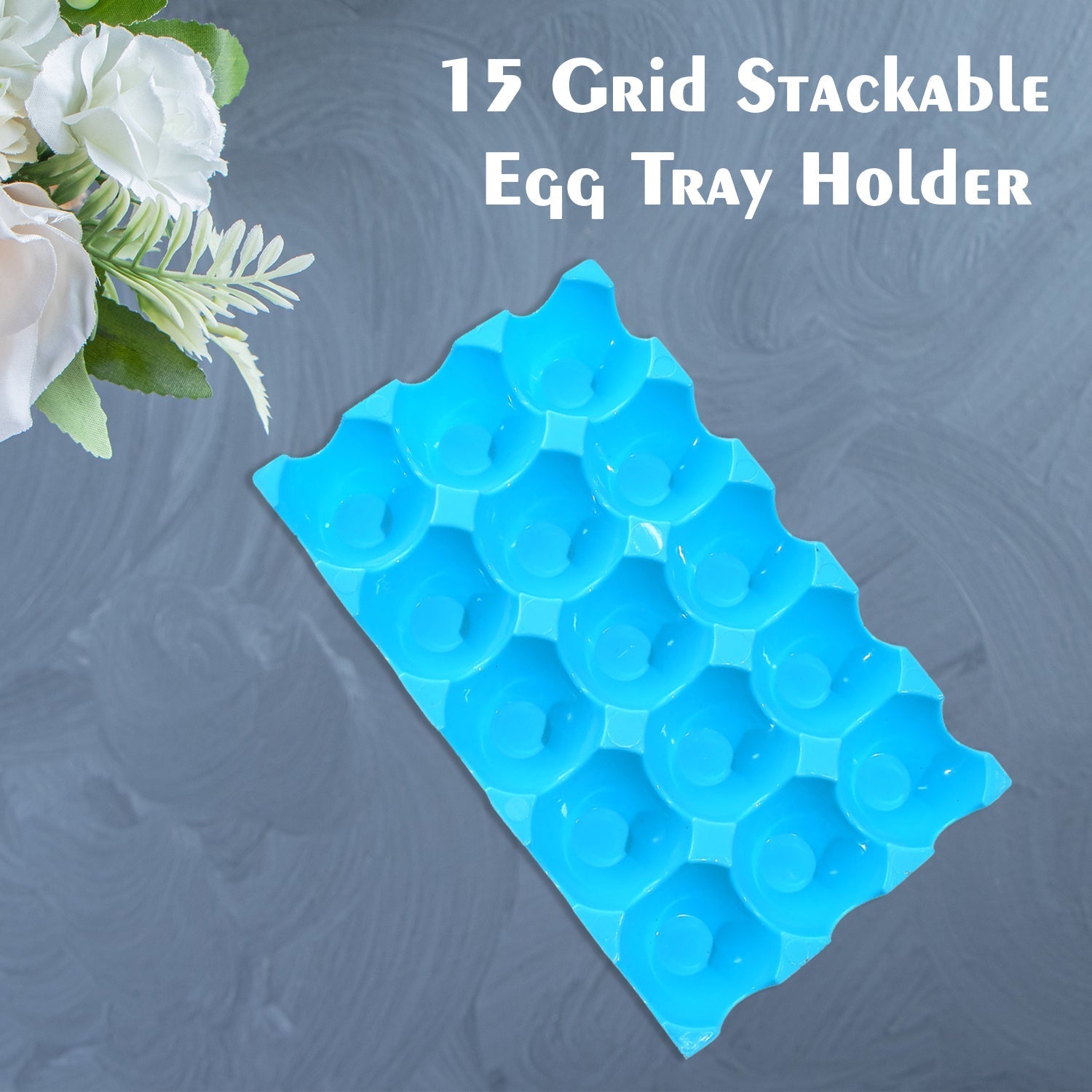 2206 Egg Trays for Storage with 15 Eggs Holder