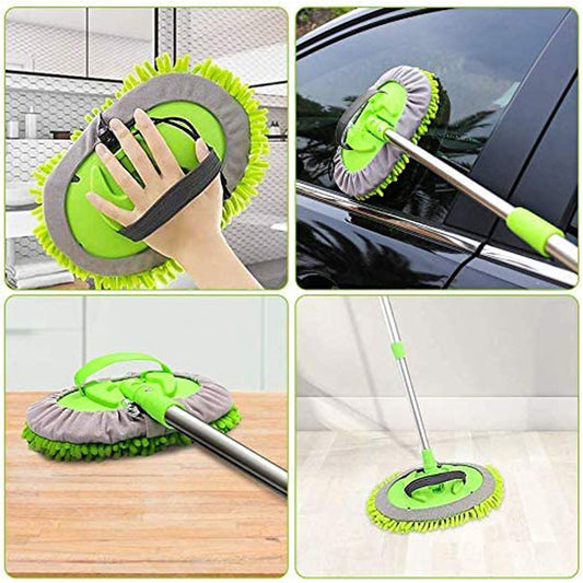 4987 Car Duster Microfiber Flexible Duster Car Wash | Car Cleaning Accessories | Microfiber | brush | Dry/Wet Home, Kitchen, Office Cleaning Brush Extendable Handle