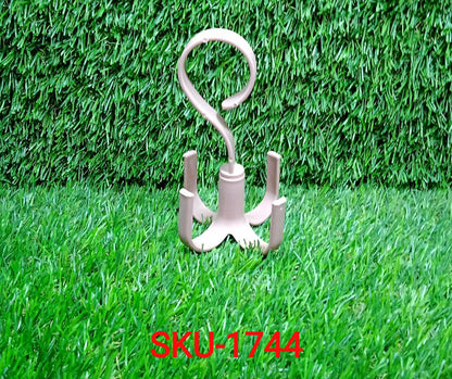 1744 360 D Rot 4 Claws Hook used in hanging and supporting various types of stuffs and items etc.