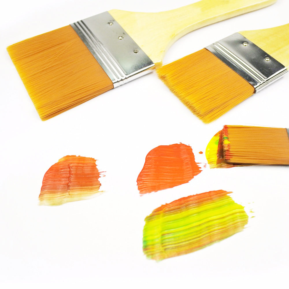 Artistic Flat Painting Brush - Set of 3