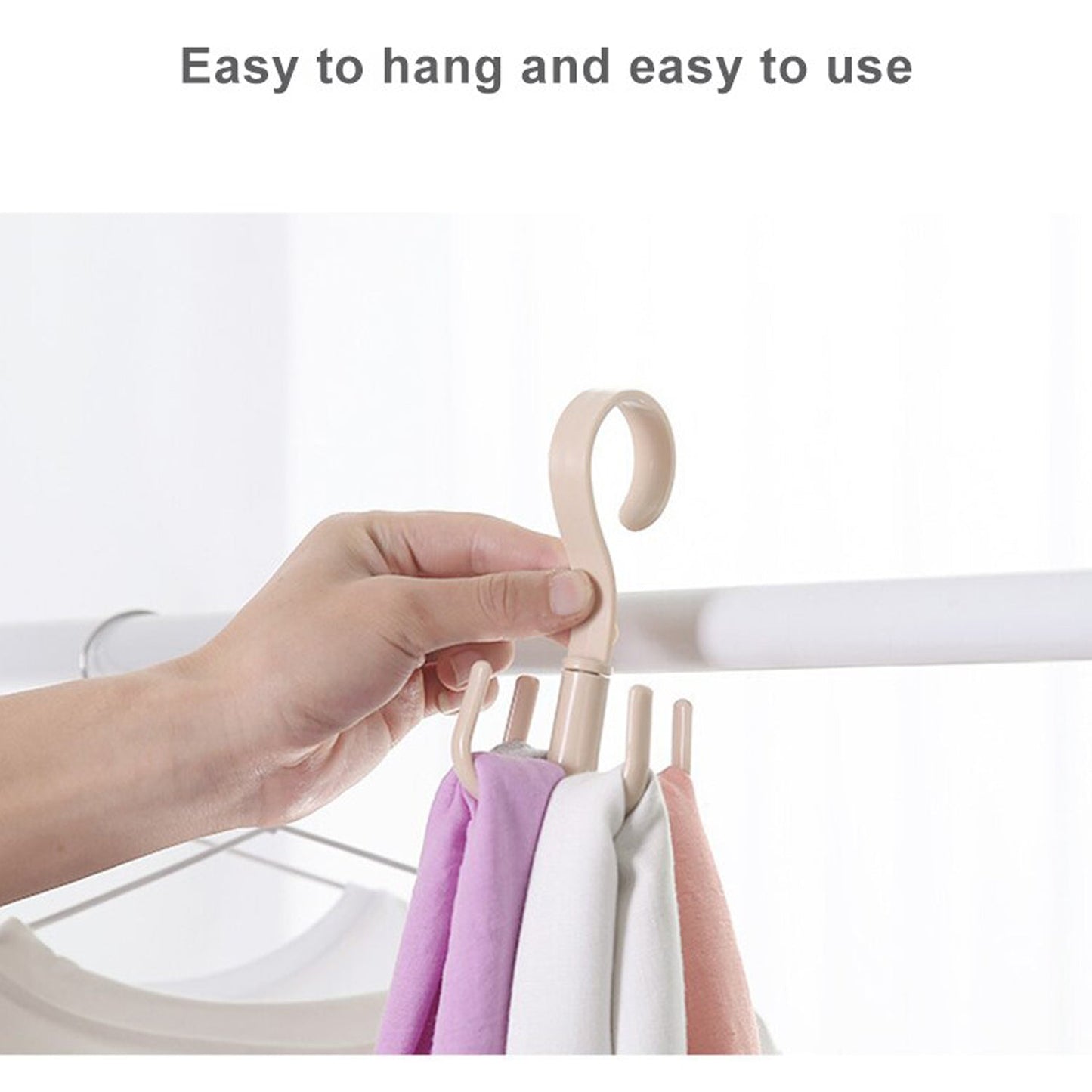 1744A 4-Claw Multi-Function 360 Degree Rotatable Purse Rack Handbag Hanger Hook