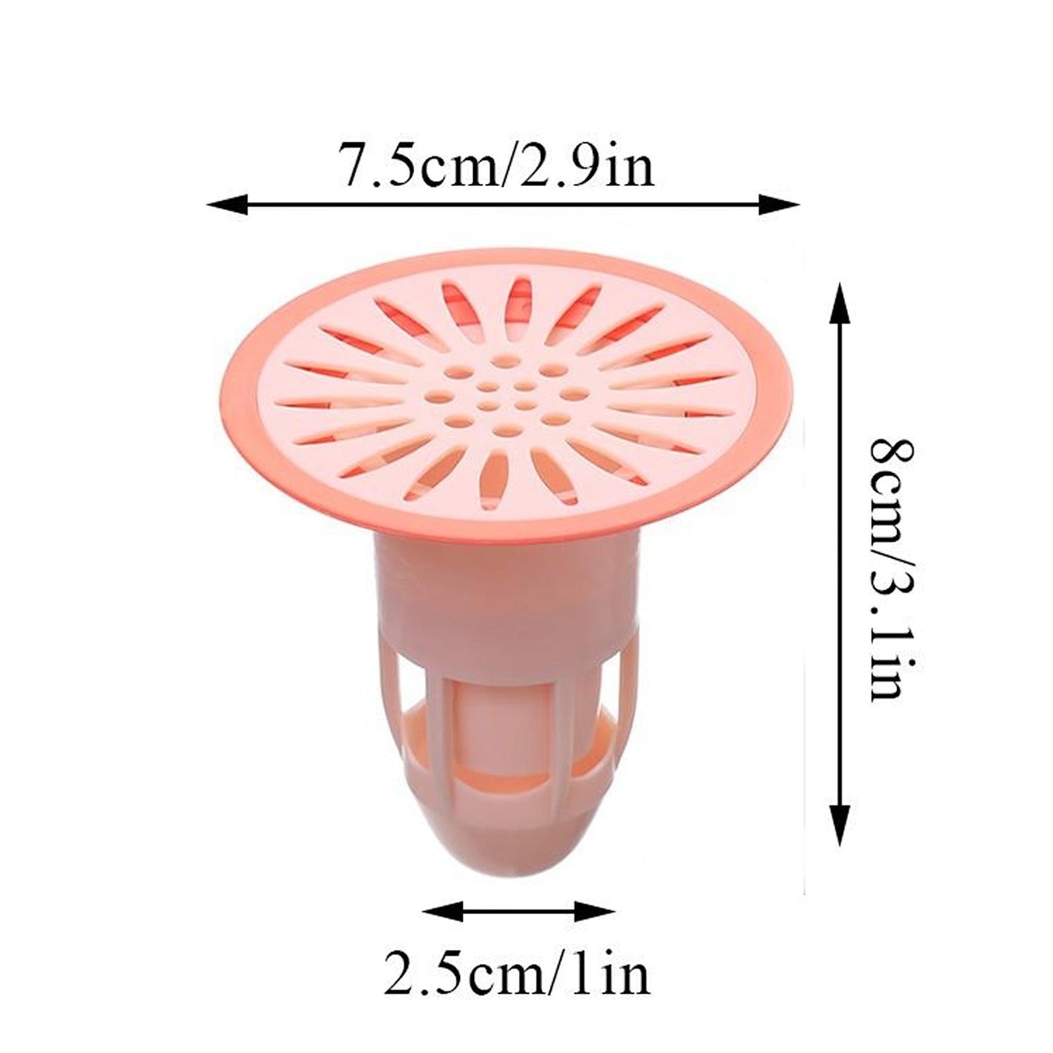 Deodorant Floor Drain Core Silicone Drain Stopper Insectproof Anti-Odor Hair Trap Plug Trap for Kitchen Bathroom Toilet