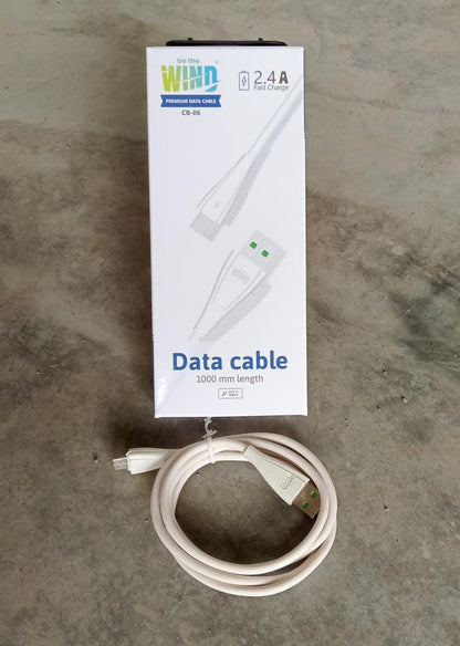 6481 Type C data cable with 2.4Amp Rapid Charging (1000mm)