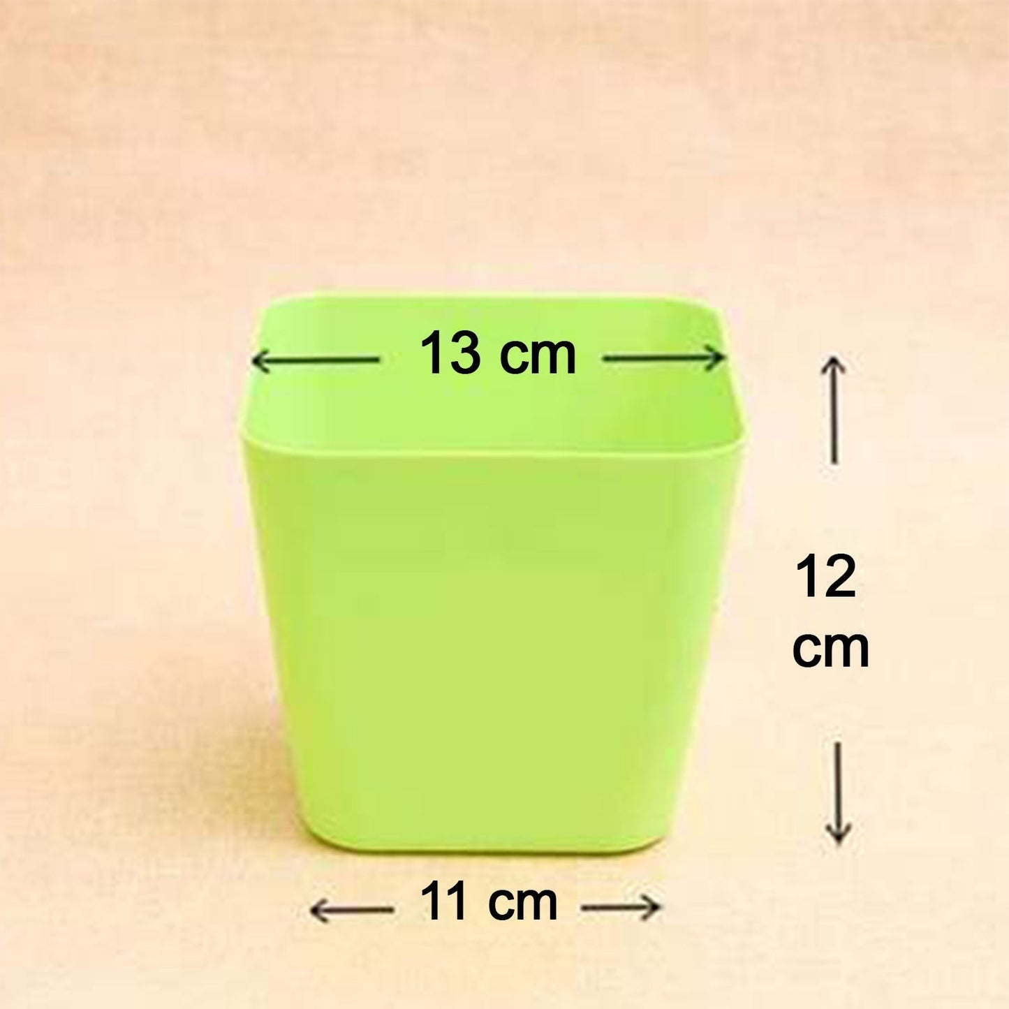 Flower Pots Square Shape For Indoor/Outdoor Gardening